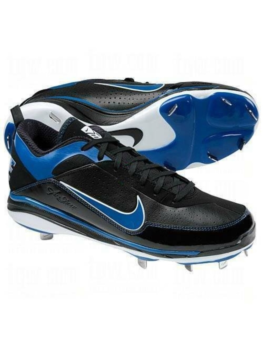 Mens Baseball Cleats Nike Air 13.5 Black Show Elite 2 Fx Leather Low Metal Shoes
